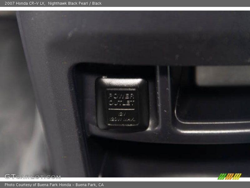 Nighthawk Black Pearl / Black 2007 Honda CR-V LX