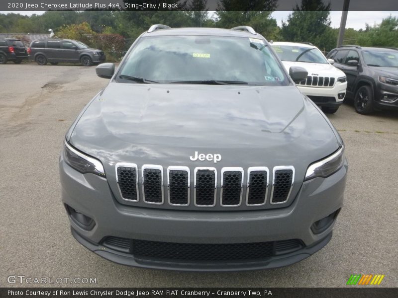 Sting-Gray / Black 2020 Jeep Cherokee Latitude Plus 4x4