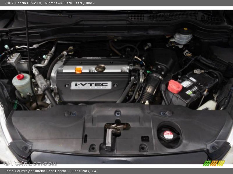 Nighthawk Black Pearl / Black 2007 Honda CR-V LX