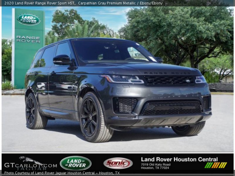Carpathian Gray Premium Metallic / Ebony/Ebony 2020 Land Rover Range Rover Sport HST