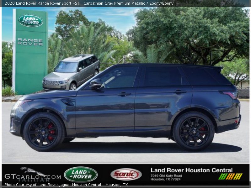 Carpathian Gray Premium Metallic / Ebony/Ebony 2020 Land Rover Range Rover Sport HST