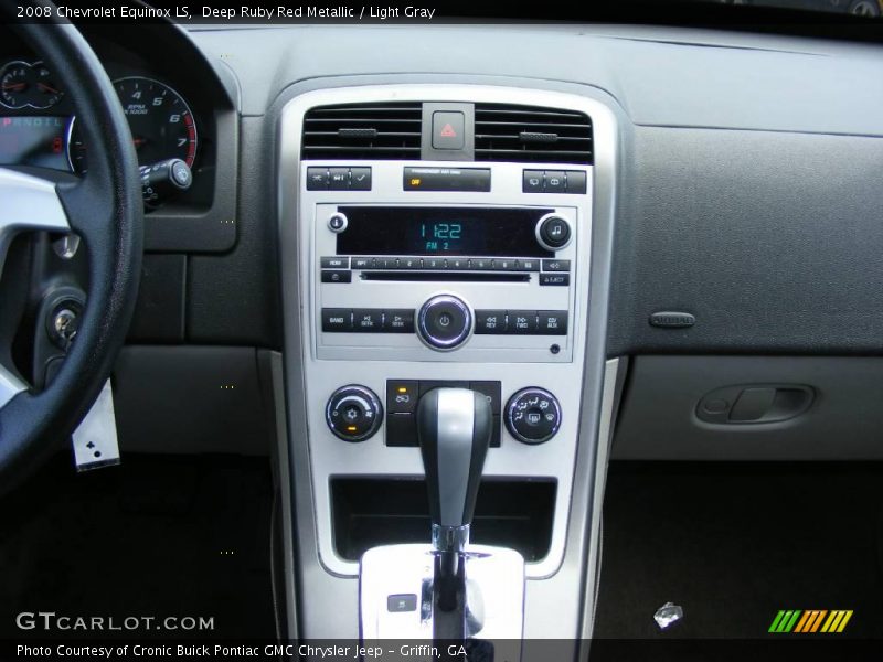 Deep Ruby Red Metallic / Light Gray 2008 Chevrolet Equinox LS