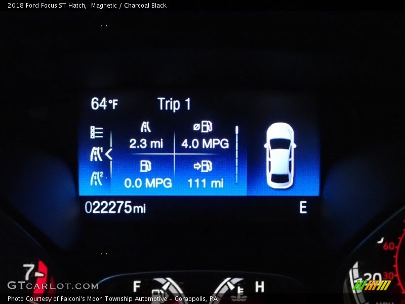 Magnetic / Charcoal Black 2018 Ford Focus ST Hatch