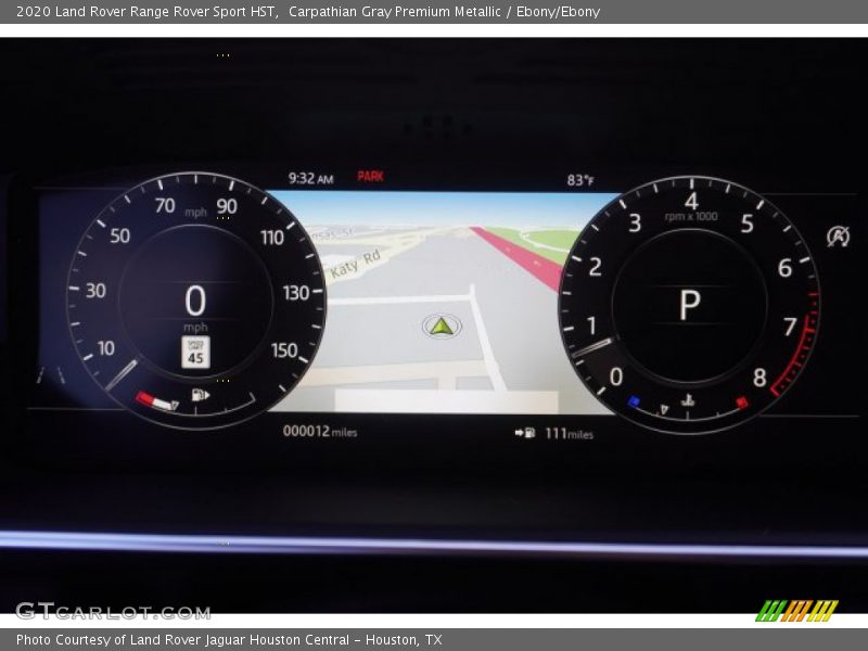 Carpathian Gray Premium Metallic / Ebony/Ebony 2020 Land Rover Range Rover Sport HST