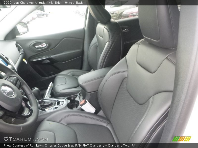 Bright White / Black 2020 Jeep Cherokee Altitude 4x4