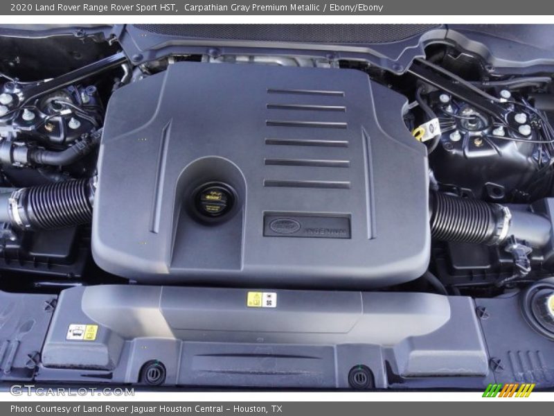 Carpathian Gray Premium Metallic / Ebony/Ebony 2020 Land Rover Range Rover Sport HST