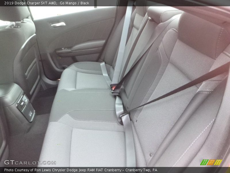 Go Mango / Black 2019 Dodge Charger SXT AWD