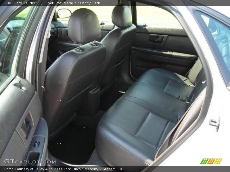 Silver Frost Metallic / Ebony Black 2007 Ford Taurus SEL