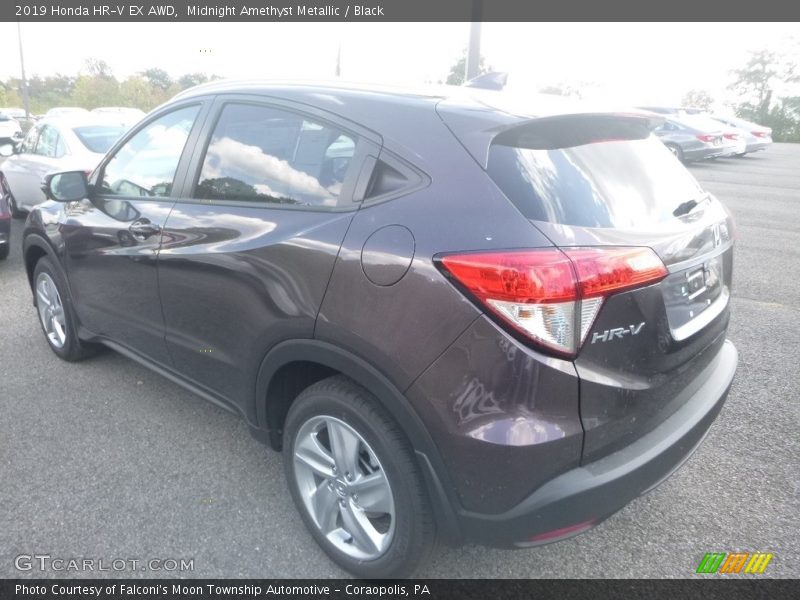 Midnight Amethyst Metallic / Black 2019 Honda HR-V EX AWD