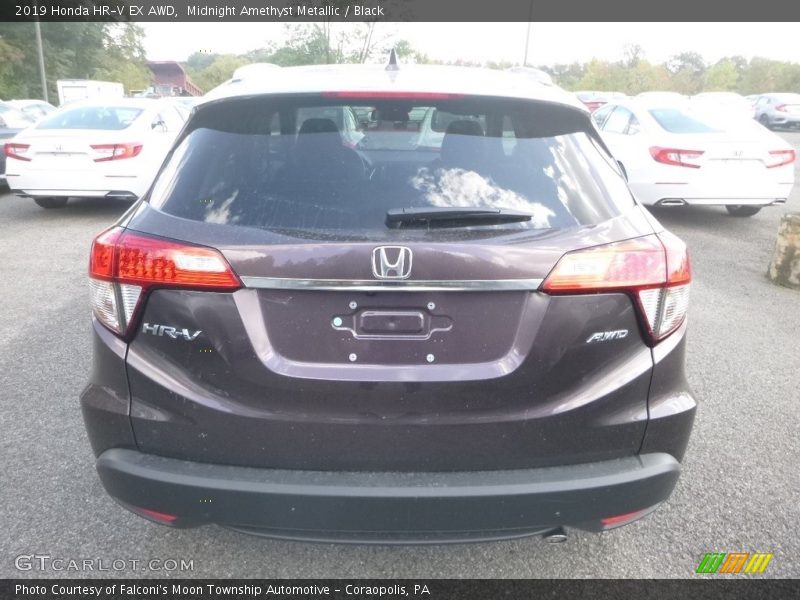 Midnight Amethyst Metallic / Black 2019 Honda HR-V EX AWD
