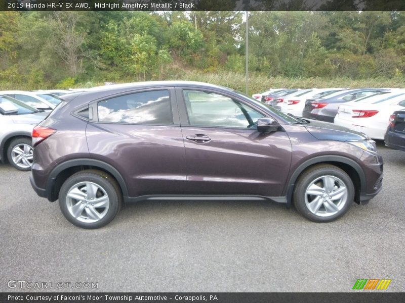 Midnight Amethyst Metallic / Black 2019 Honda HR-V EX AWD