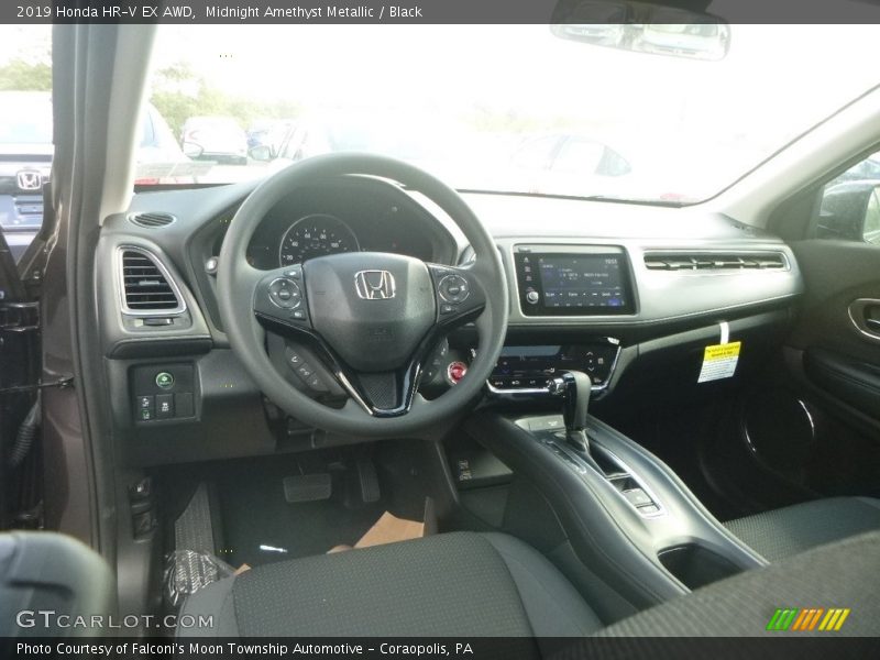 Midnight Amethyst Metallic / Black 2019 Honda HR-V EX AWD