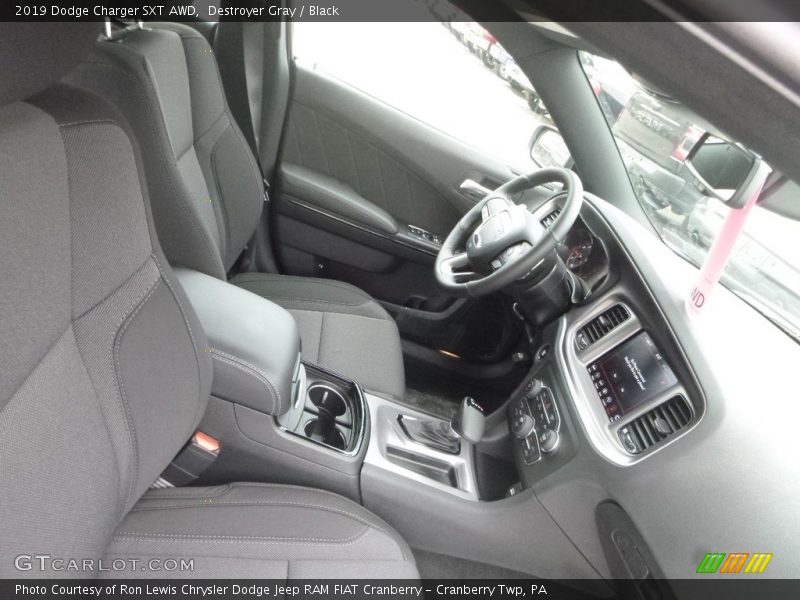 Destroyer Gray / Black 2019 Dodge Charger SXT AWD