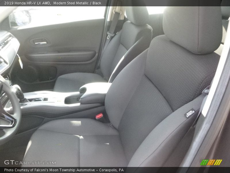 Modern Steel Metallic / Black 2019 Honda HR-V LX AWD