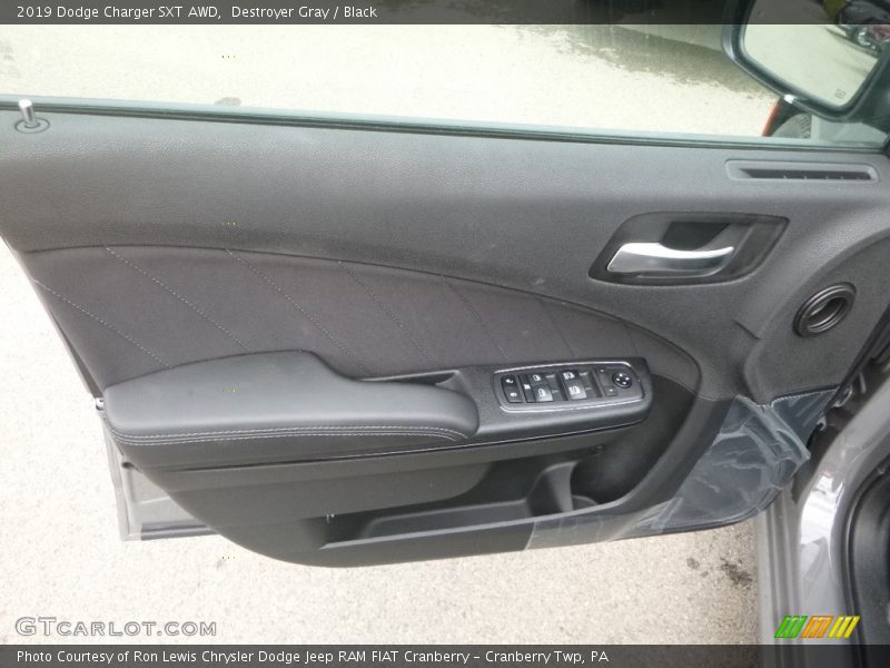 Destroyer Gray / Black 2019 Dodge Charger SXT AWD