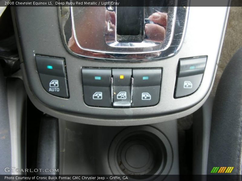 Deep Ruby Red Metallic / Light Gray 2008 Chevrolet Equinox LS