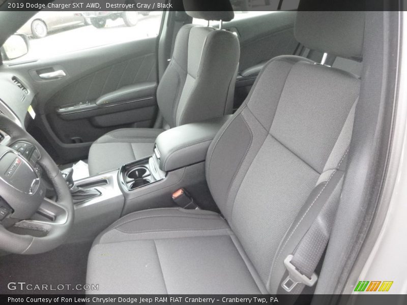 Destroyer Gray / Black 2019 Dodge Charger SXT AWD