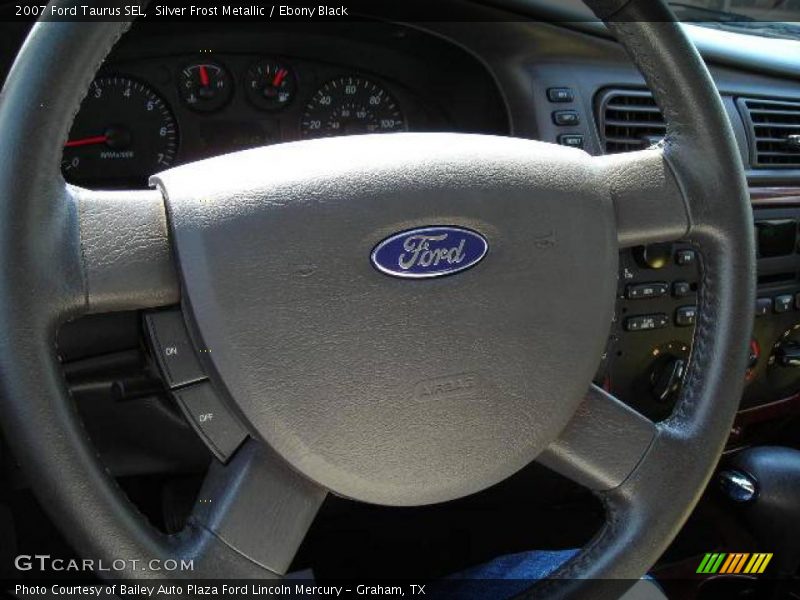 Silver Frost Metallic / Ebony Black 2007 Ford Taurus SEL