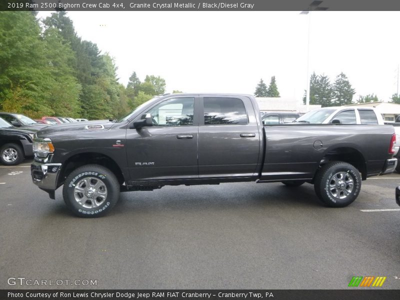 Granite Crystal Metallic / Black/Diesel Gray 2019 Ram 2500 Bighorn Crew Cab 4x4