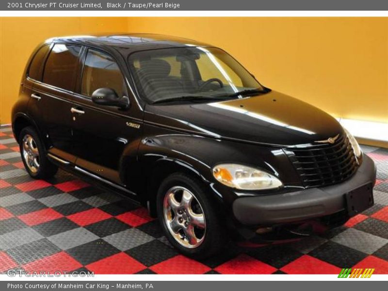 Black / Taupe/Pearl Beige 2001 Chrysler PT Cruiser Limited