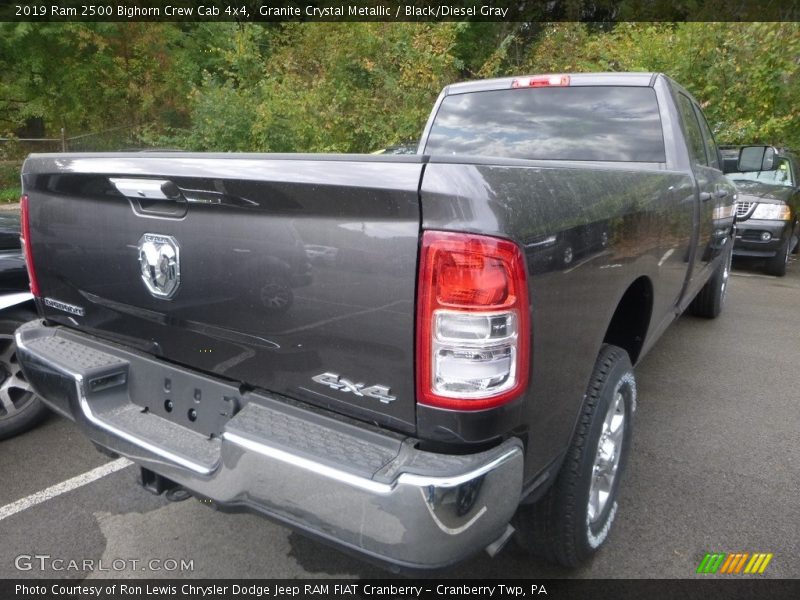 Granite Crystal Metallic / Black/Diesel Gray 2019 Ram 2500 Bighorn Crew Cab 4x4