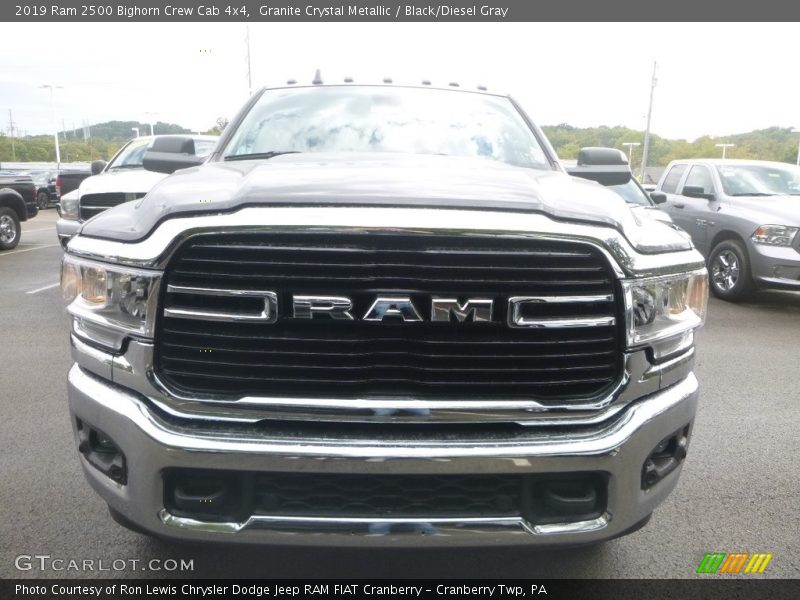 Granite Crystal Metallic / Black/Diesel Gray 2019 Ram 2500 Bighorn Crew Cab 4x4