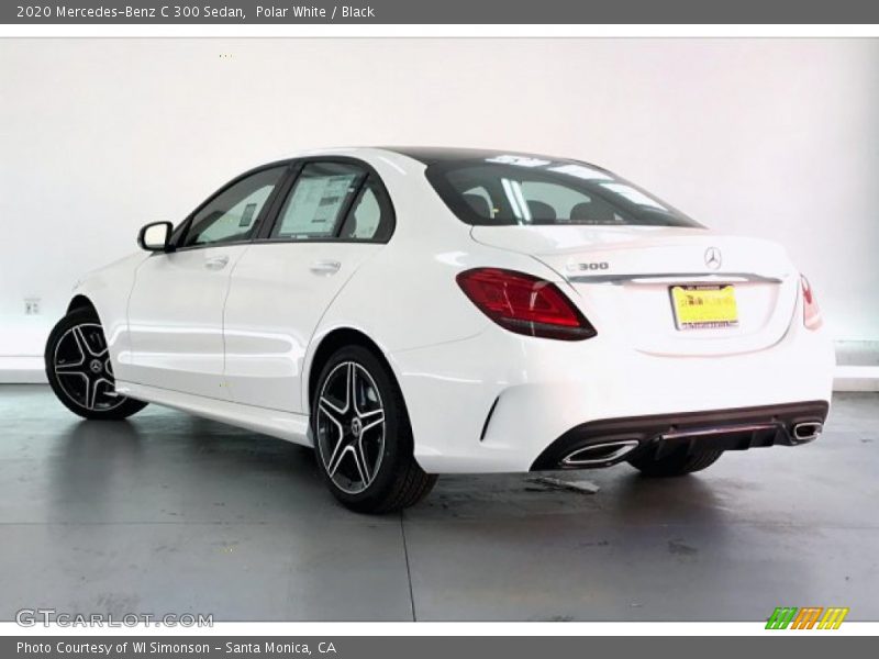 Polar White / Black 2020 Mercedes-Benz C 300 Sedan