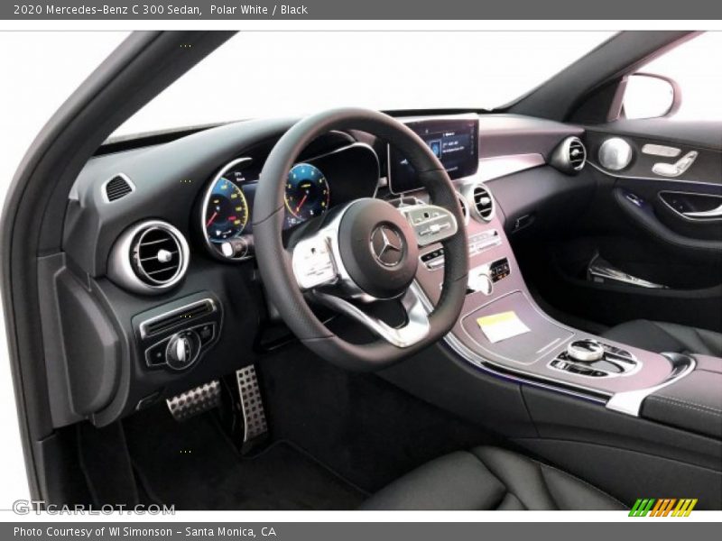 Polar White / Black 2020 Mercedes-Benz C 300 Sedan