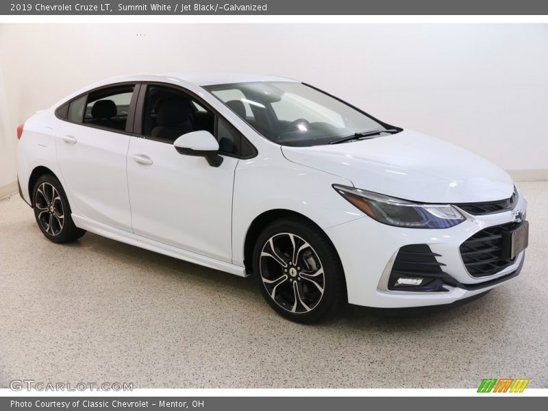 Summit White / Jet Black/­Galvanized 2019 Chevrolet Cruze LT