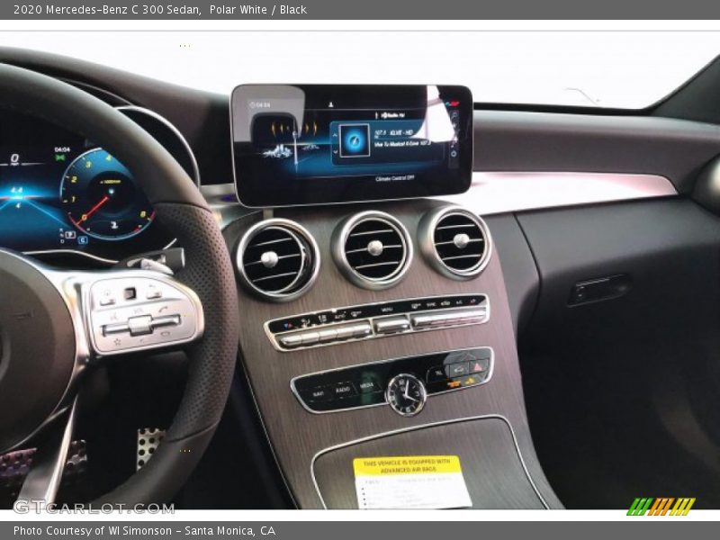 Polar White / Black 2020 Mercedes-Benz C 300 Sedan