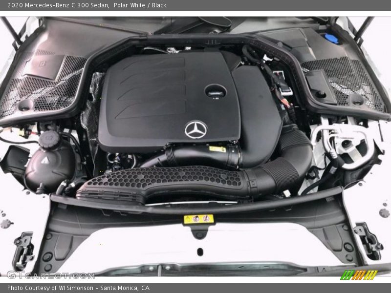 Polar White / Black 2020 Mercedes-Benz C 300 Sedan