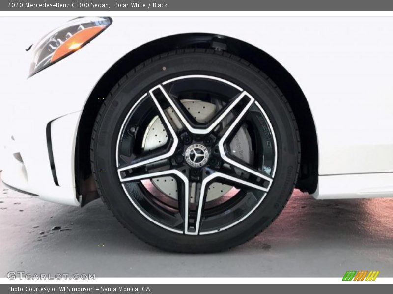 Polar White / Black 2020 Mercedes-Benz C 300 Sedan