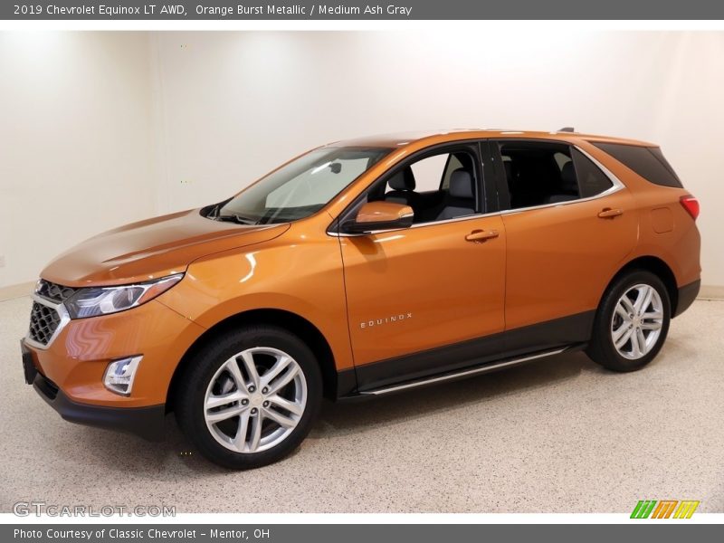 Orange Burst Metallic / Medium Ash Gray 2019 Chevrolet Equinox LT AWD