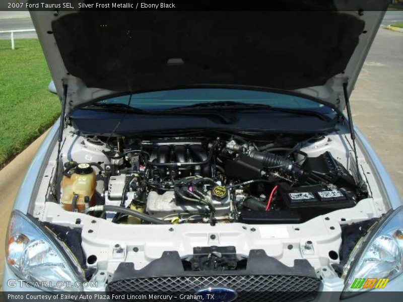 Silver Frost Metallic / Ebony Black 2007 Ford Taurus SEL