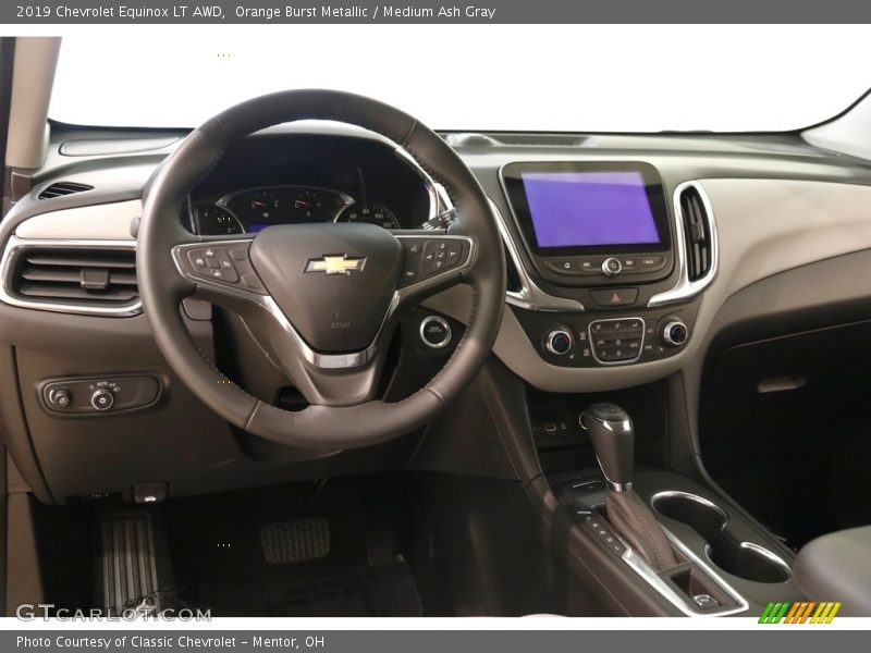 Orange Burst Metallic / Medium Ash Gray 2019 Chevrolet Equinox LT AWD