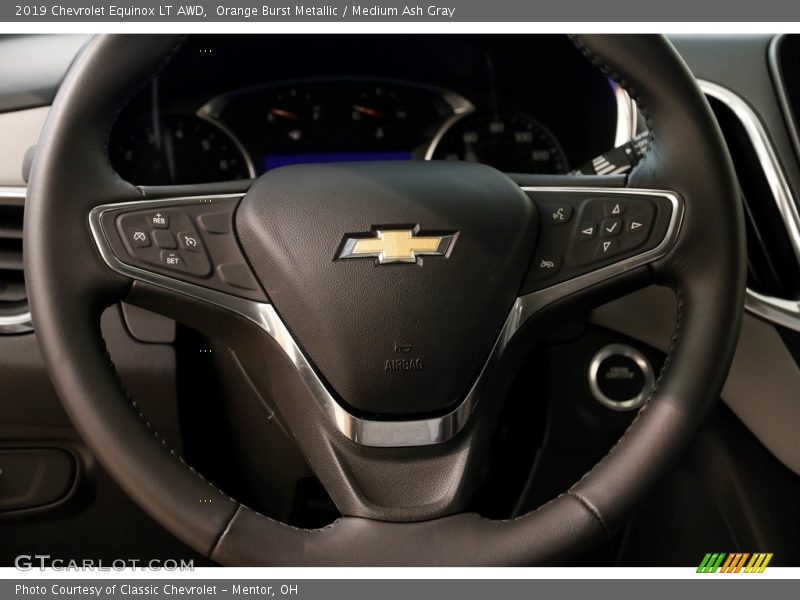 Orange Burst Metallic / Medium Ash Gray 2019 Chevrolet Equinox LT AWD
