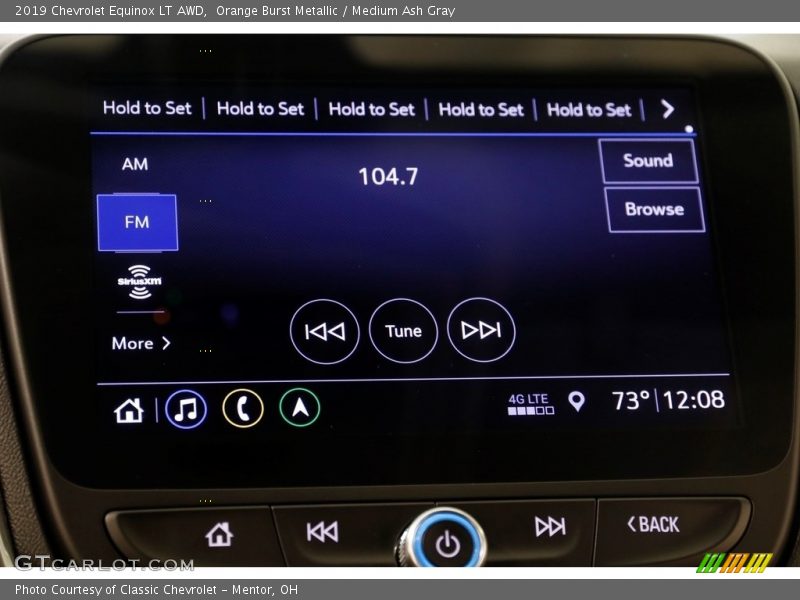 Orange Burst Metallic / Medium Ash Gray 2019 Chevrolet Equinox LT AWD
