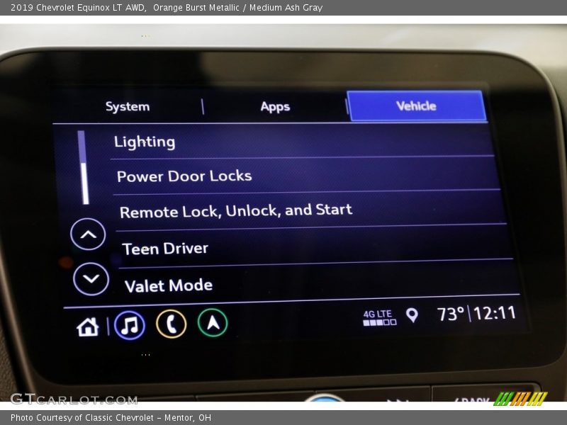 Orange Burst Metallic / Medium Ash Gray 2019 Chevrolet Equinox LT AWD