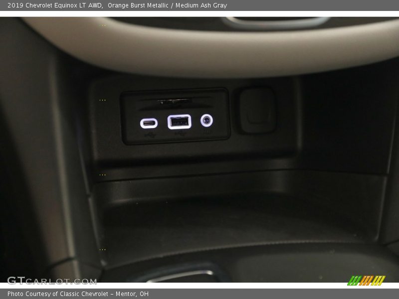 Orange Burst Metallic / Medium Ash Gray 2019 Chevrolet Equinox LT AWD