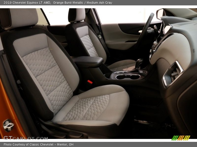 Orange Burst Metallic / Medium Ash Gray 2019 Chevrolet Equinox LT AWD