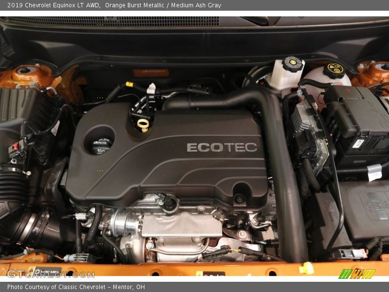 Orange Burst Metallic / Medium Ash Gray 2019 Chevrolet Equinox LT AWD