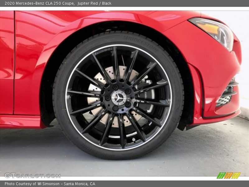 Jupiter Red / Black 2020 Mercedes-Benz CLA 250 Coupe