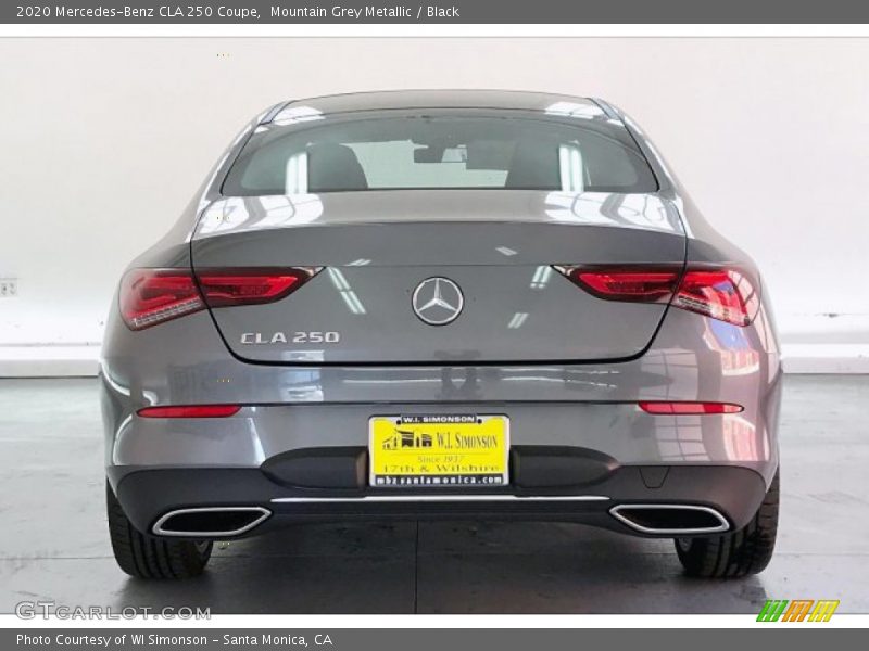 Mountain Grey Metallic / Black 2020 Mercedes-Benz CLA 250 Coupe