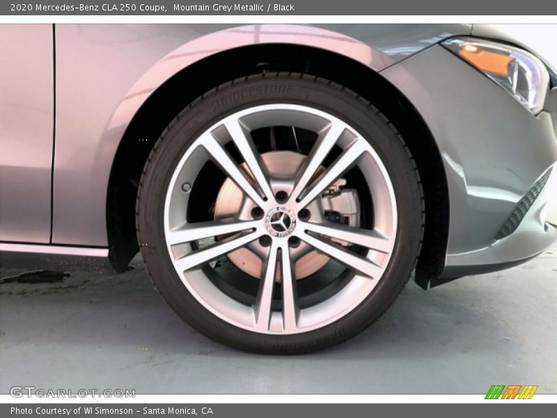 Mountain Grey Metallic / Black 2020 Mercedes-Benz CLA 250 Coupe