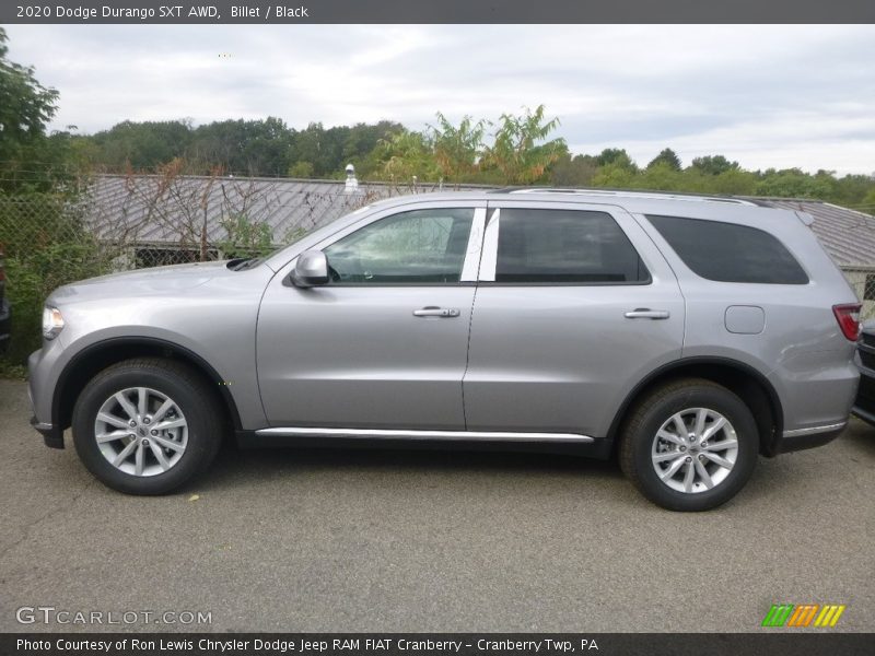 Billet / Black 2020 Dodge Durango SXT AWD