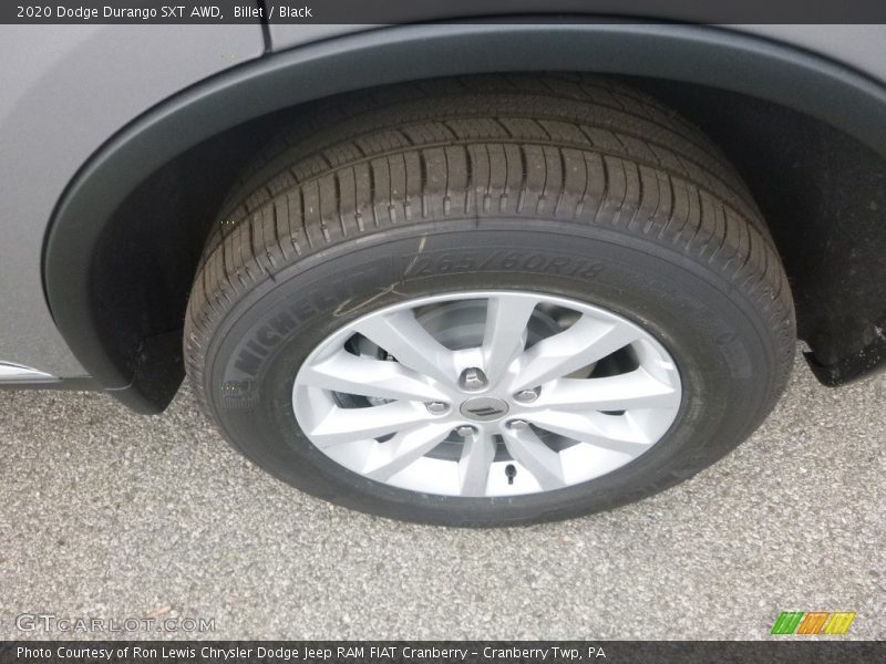 Billet / Black 2020 Dodge Durango SXT AWD