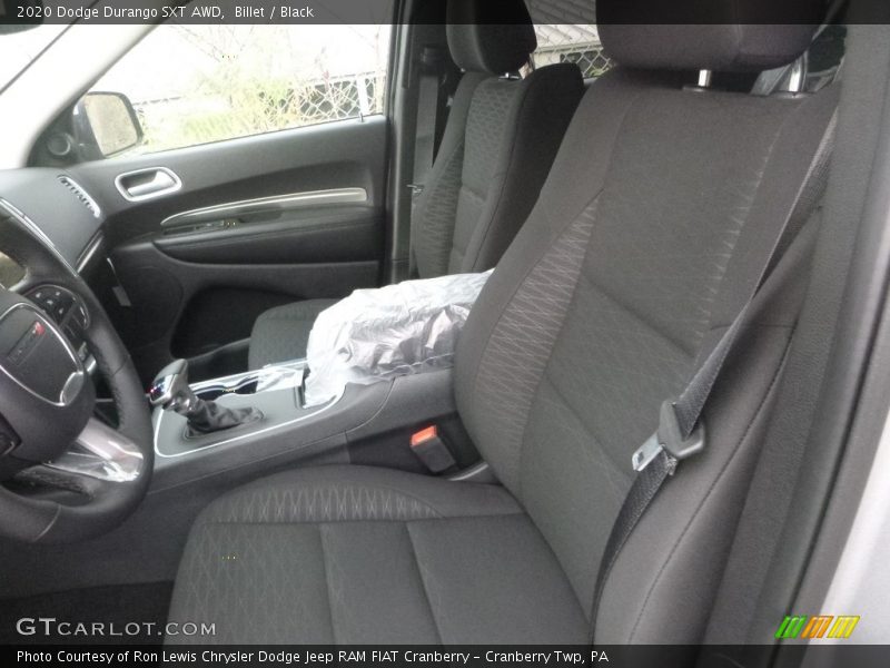 Front Seat of 2020 Durango SXT AWD