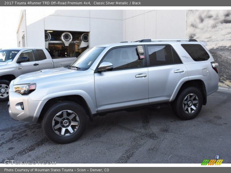 Classic Silver Metallic / Black 2017 Toyota 4Runner TRD Off-Road Premium 4x4