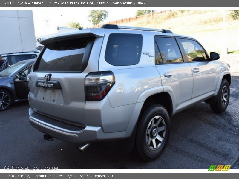 Classic Silver Metallic / Black 2017 Toyota 4Runner TRD Off-Road Premium 4x4