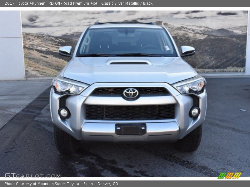 Classic Silver Metallic / Black 2017 Toyota 4Runner TRD Off-Road Premium 4x4